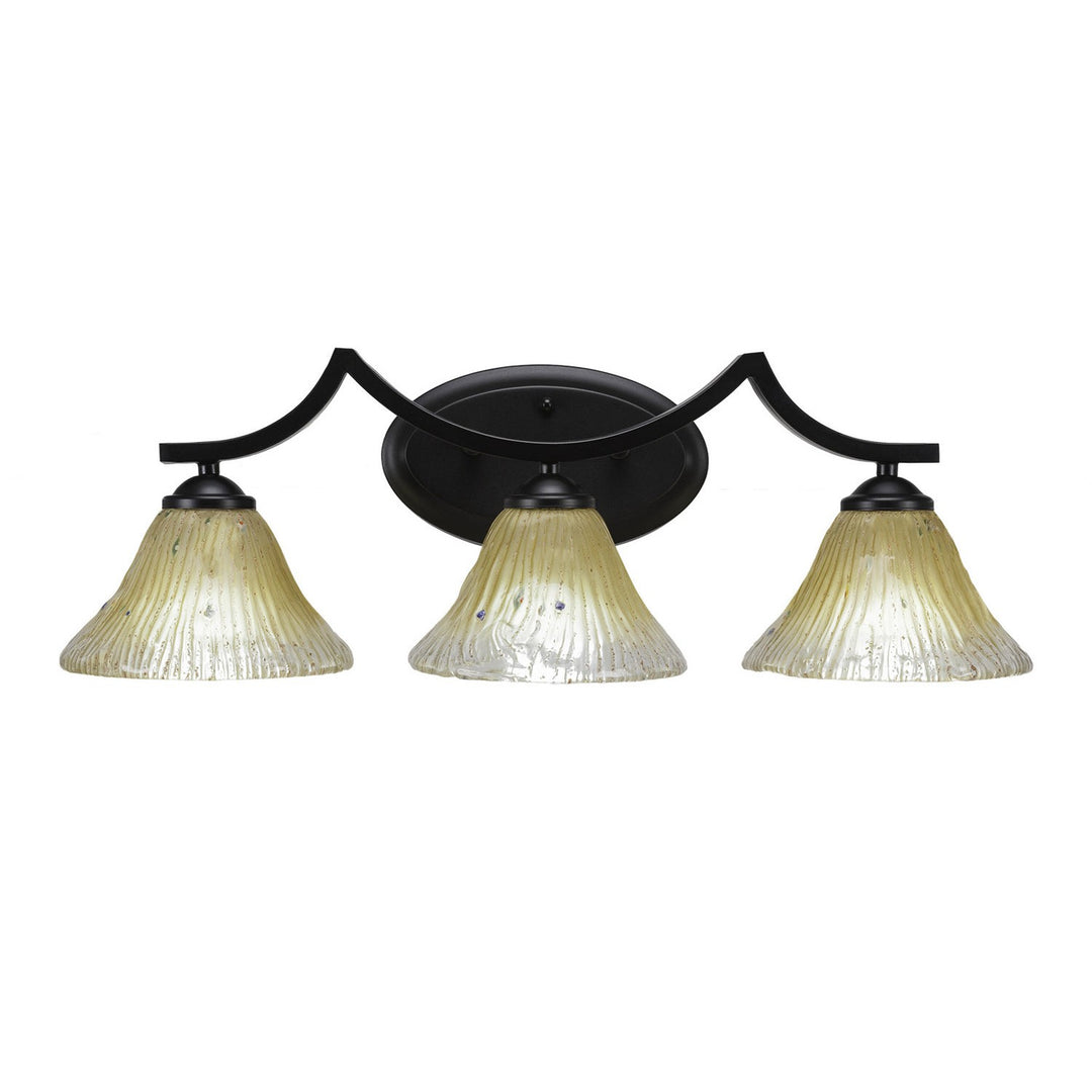 Toltec Zilo 553-mb-750 Bath Vanity Light 24 in. wide - Matte Black