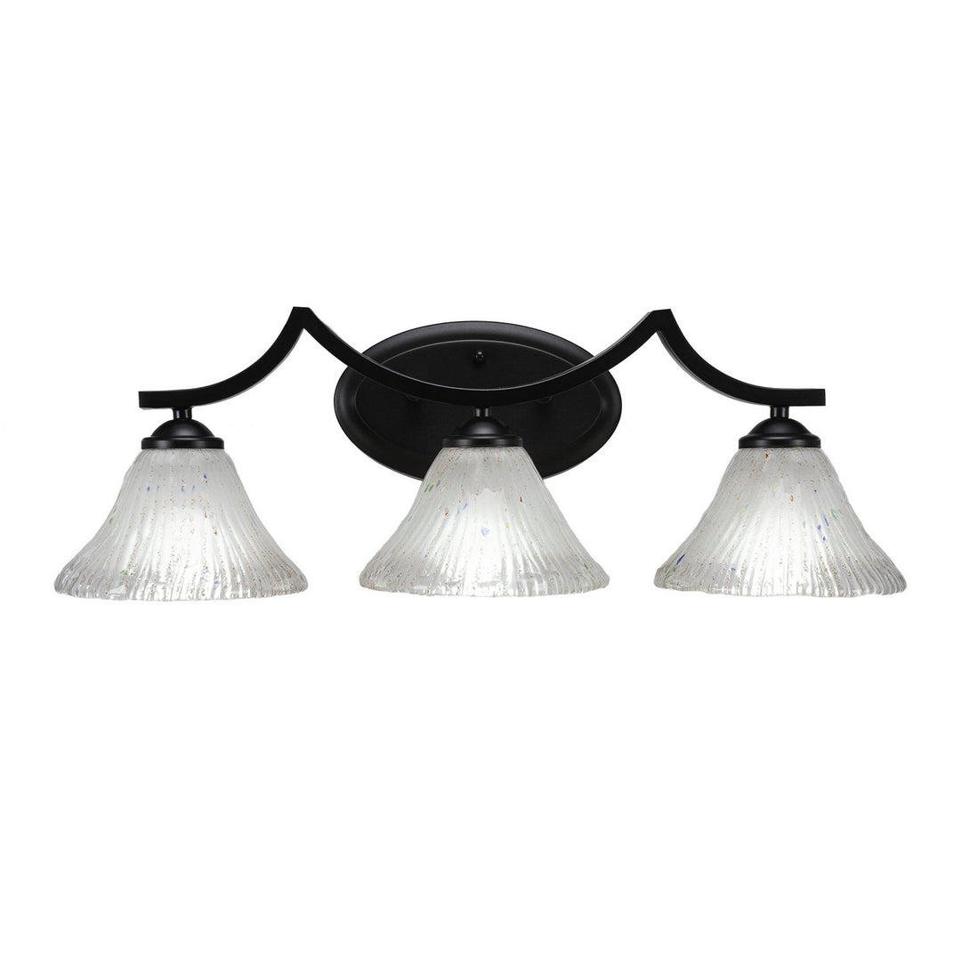Toltec Zilo 553-mb-751 Bath Vanity Light 24 in. wide - Matte Black