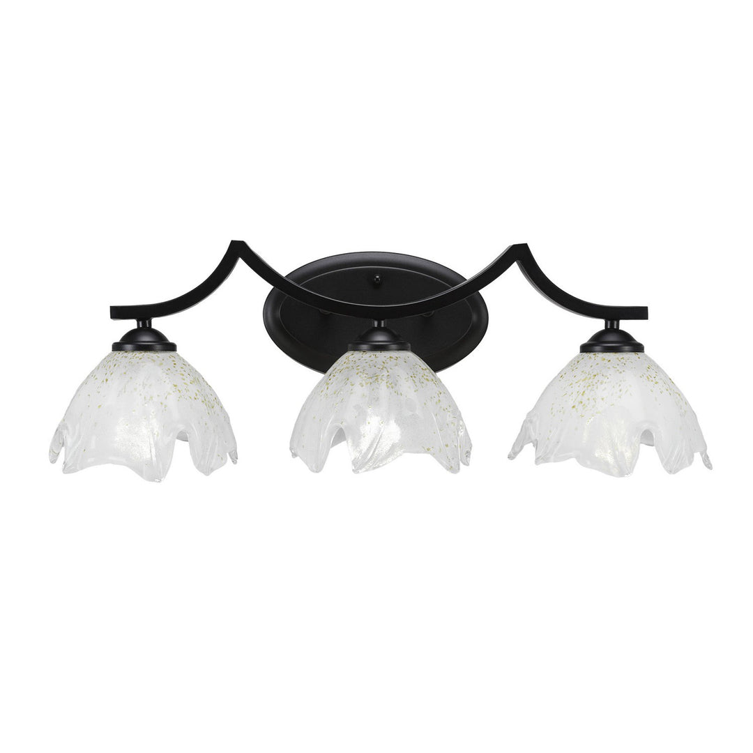 Toltec Zilo 553-mb-755 Bath Vanity Light 25 in. wide - Matte Black