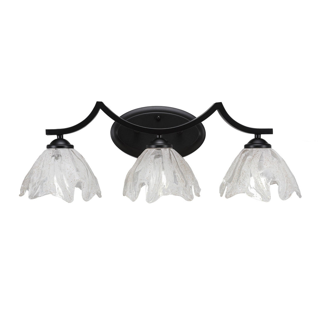 Toltec Zilo 553-mb-759 Bath Vanity Light 25 in. wide - Matte Black