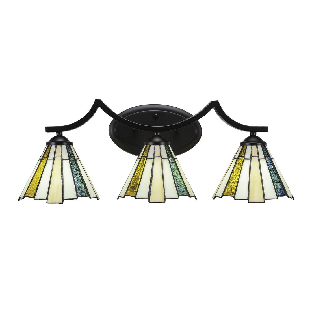 Toltec Zilo 553-mb-9335 Bath Vanity Light 24 in. wide - Matte Black