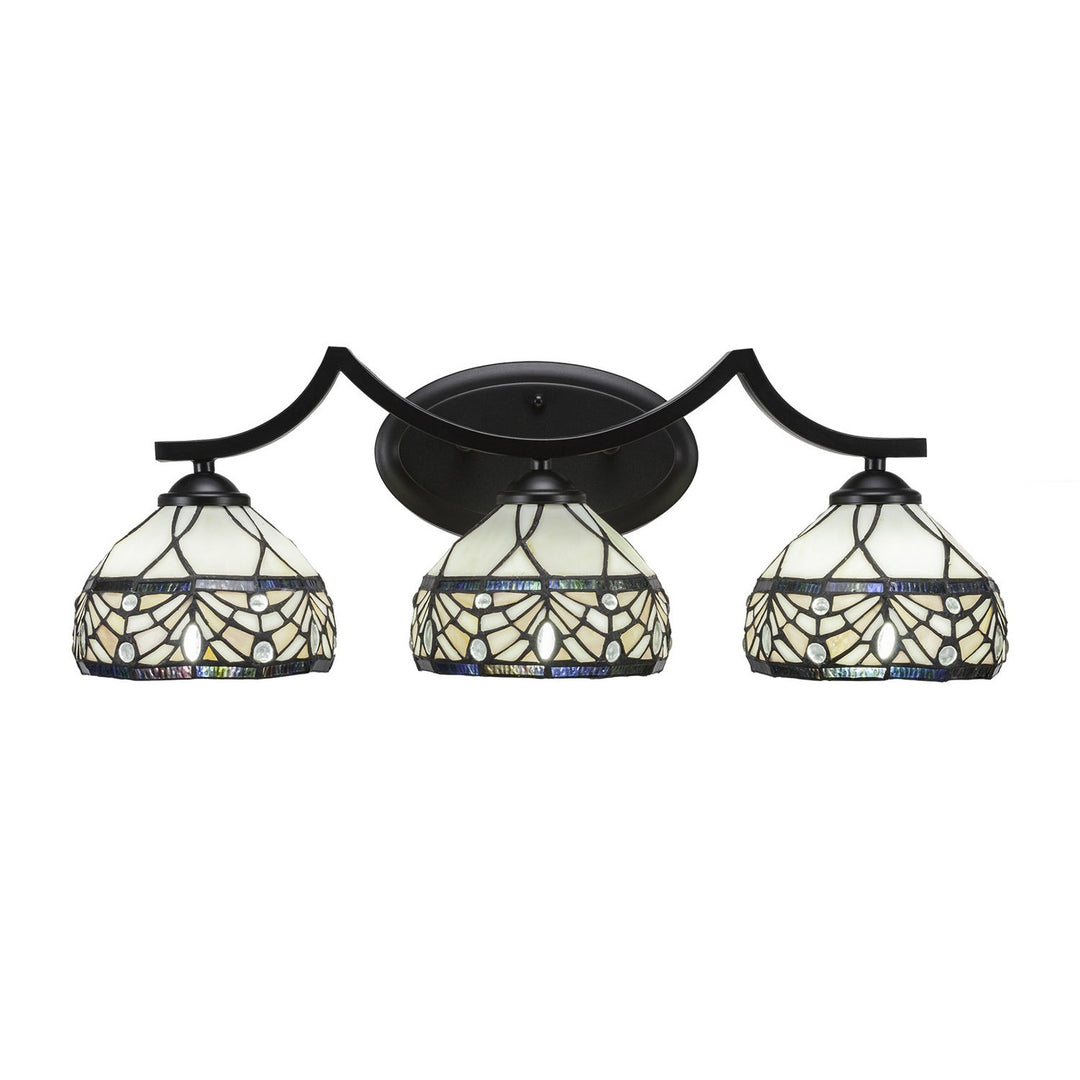 Toltec Zilo 553-mb-9485 Bath Vanity Light 24 in. wide - Matte Black