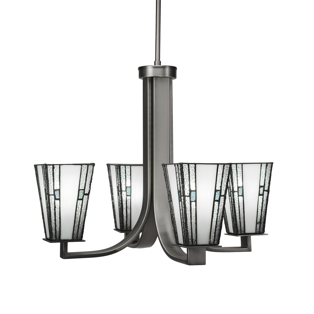Toltec Apollo 574-gp-9534 Chandelier Light - Graphite