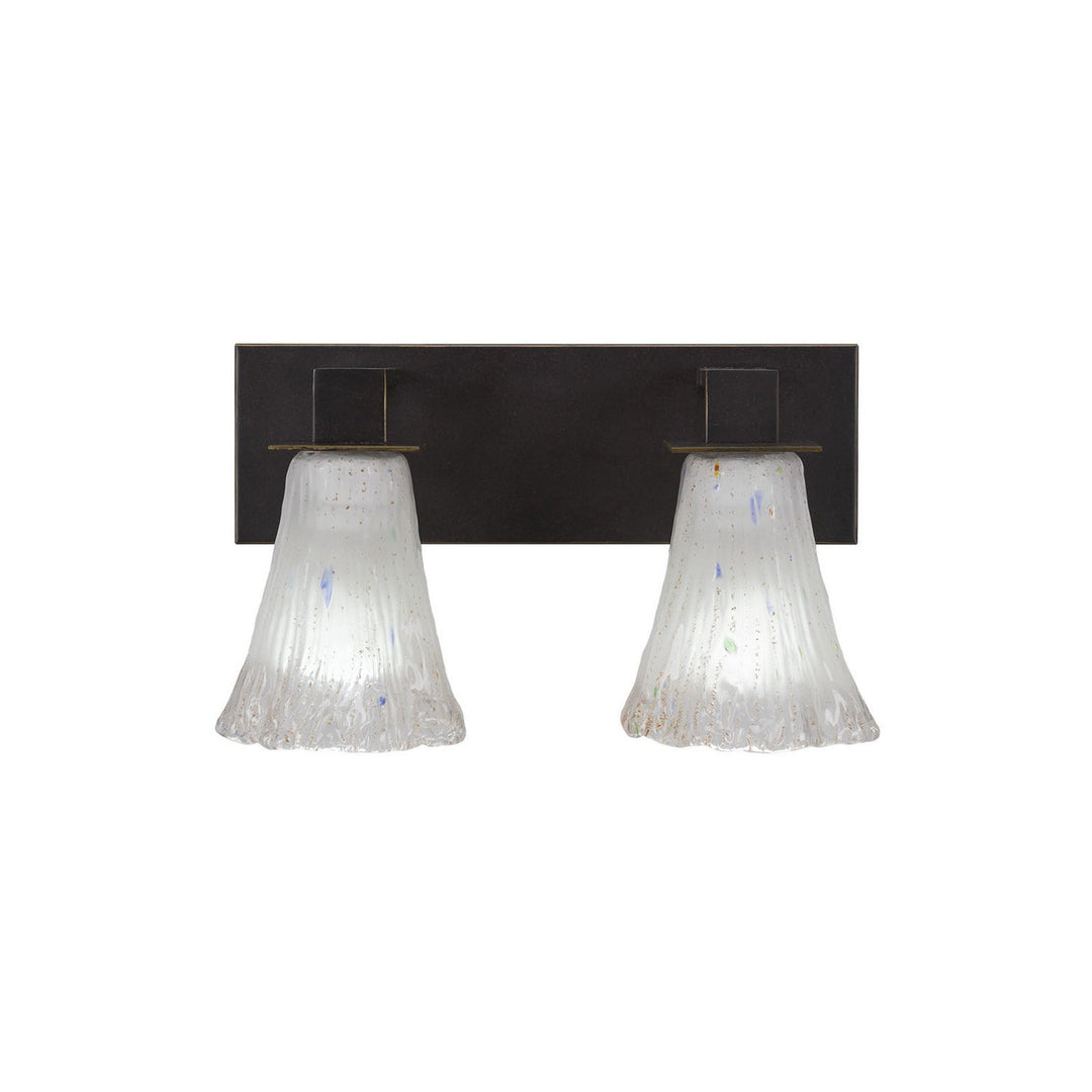Toltec Apollo 582-dg-721 Bath Vanity Light 14 in. wide - Dark Granite