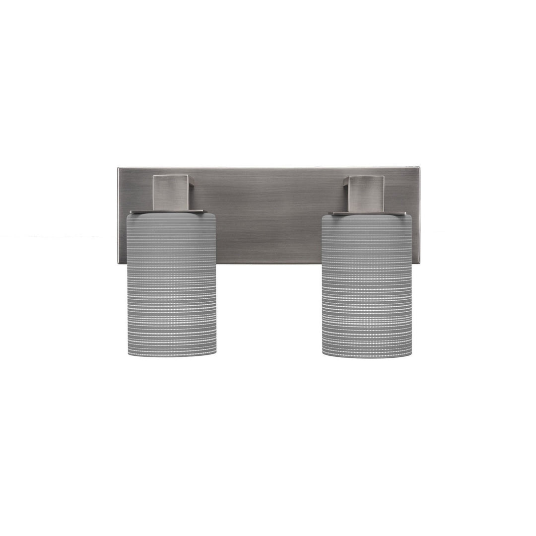 Toltec Apollo 582-gp-4062 Bath Vanity Light 14 in. wide - Graphite