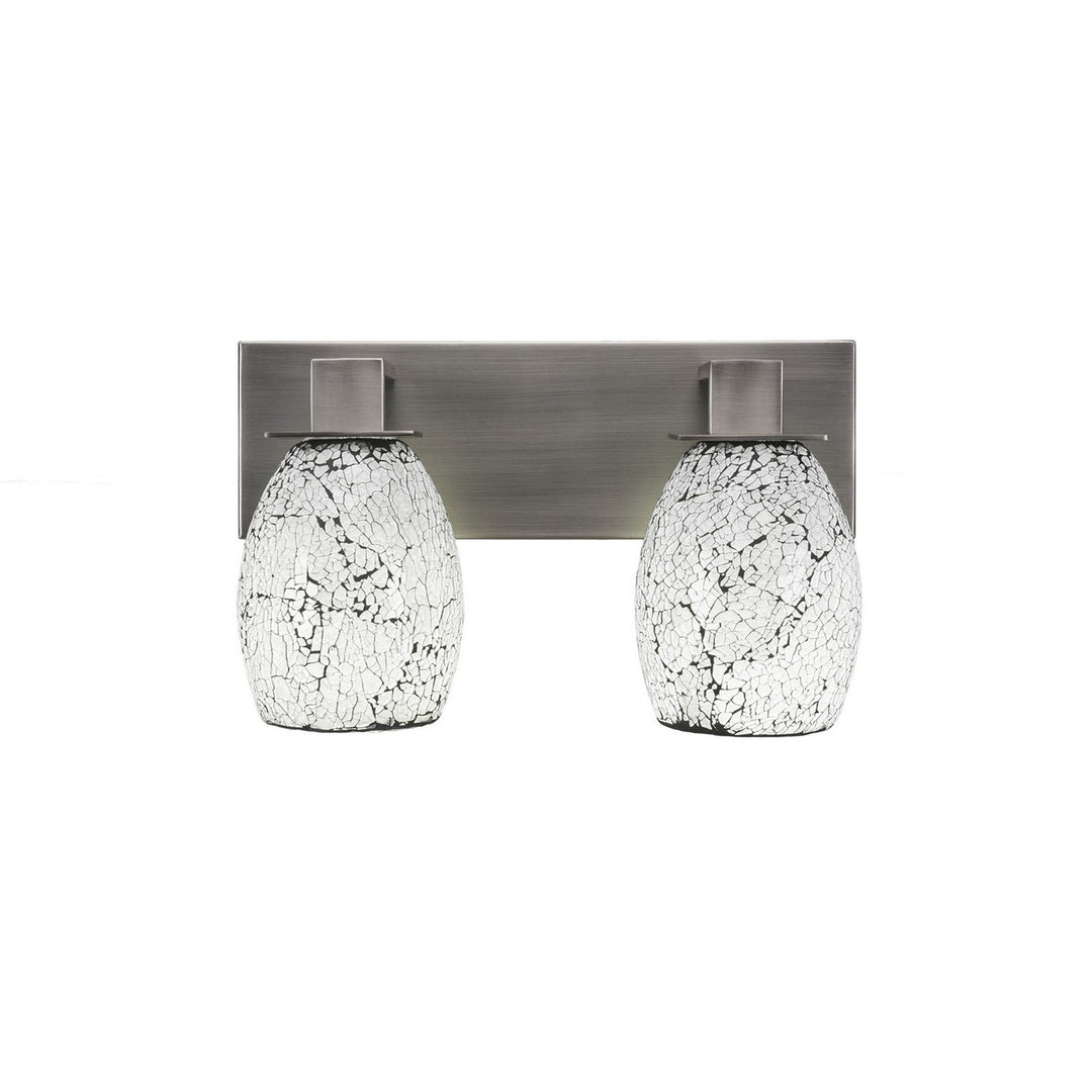 Toltec Apollo 582-gp-4165 Bath Vanity Light 14 in. wide - Graphite