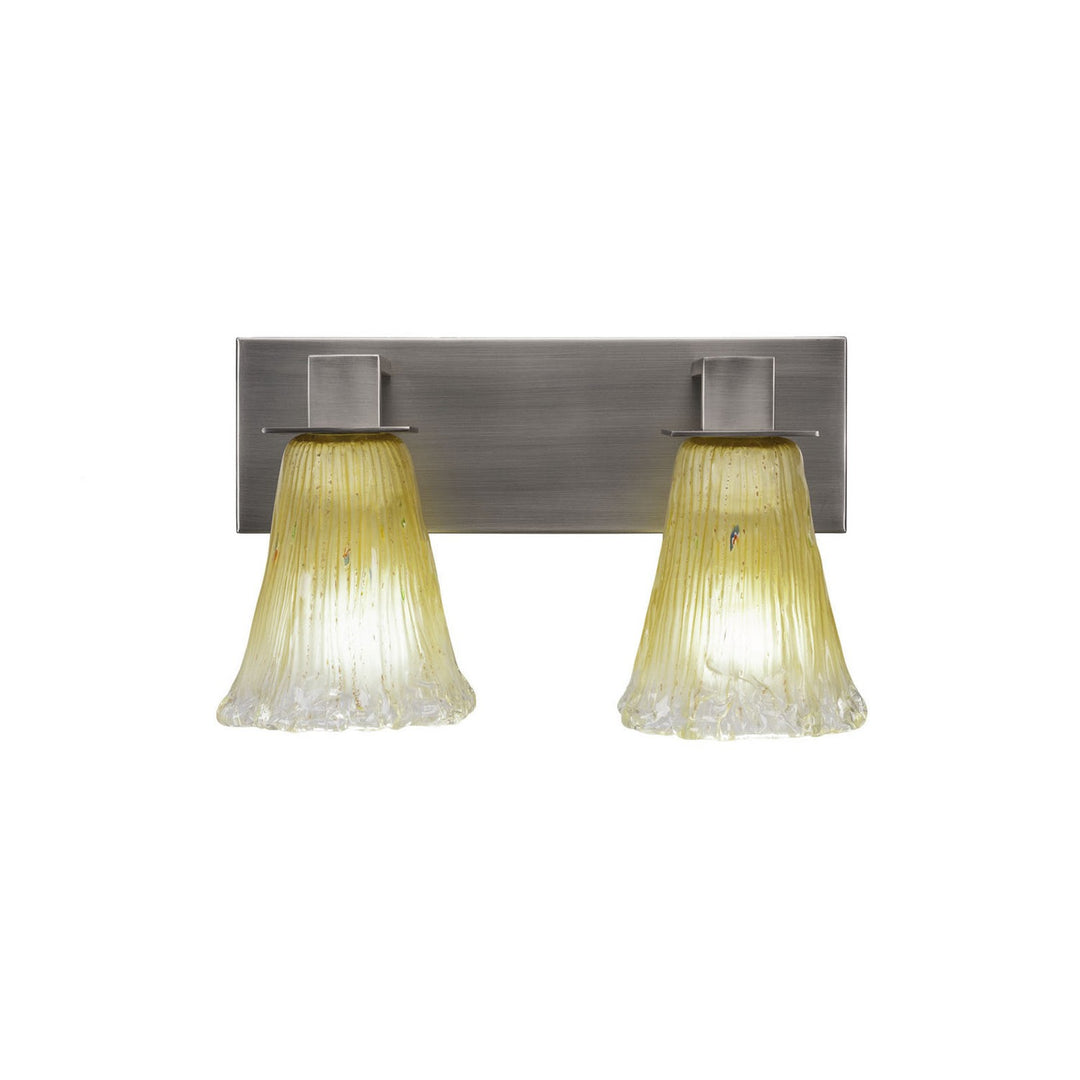 Toltec Apollo 582-gp-720 Bath Vanity Light 14 in. wide - Graphite