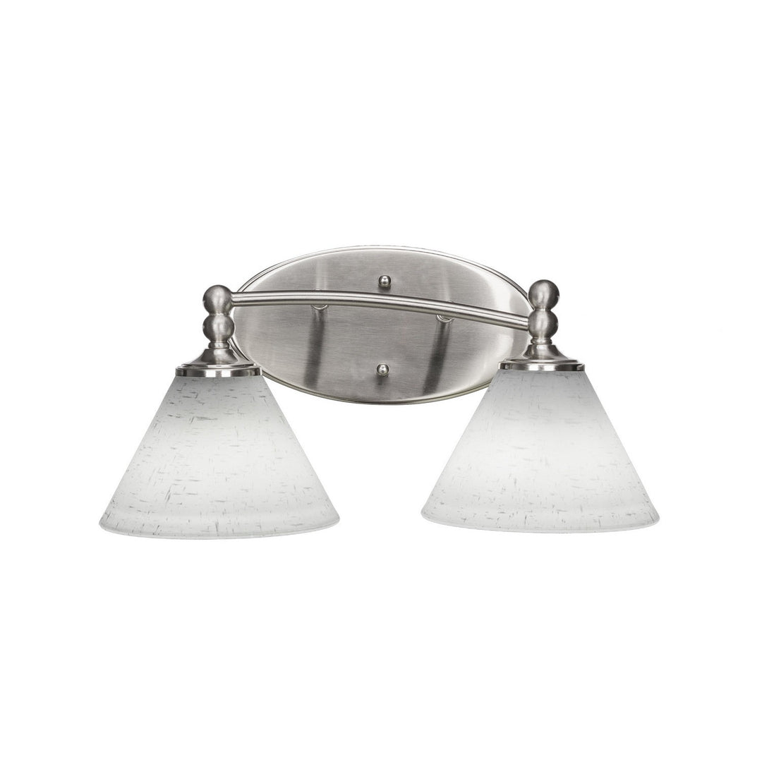 Toltec Capri 592-bn-312 Bath Vanity Light 17 in. wide - Brushed Nickel