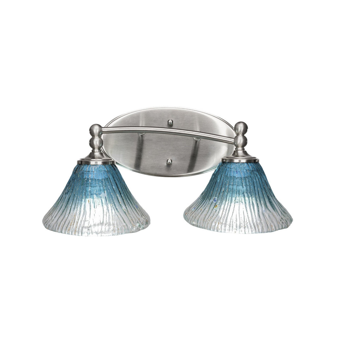 Toltec Capri 592-bn-458 Bath Vanity Light 17 in. wide - Brushed Nickel