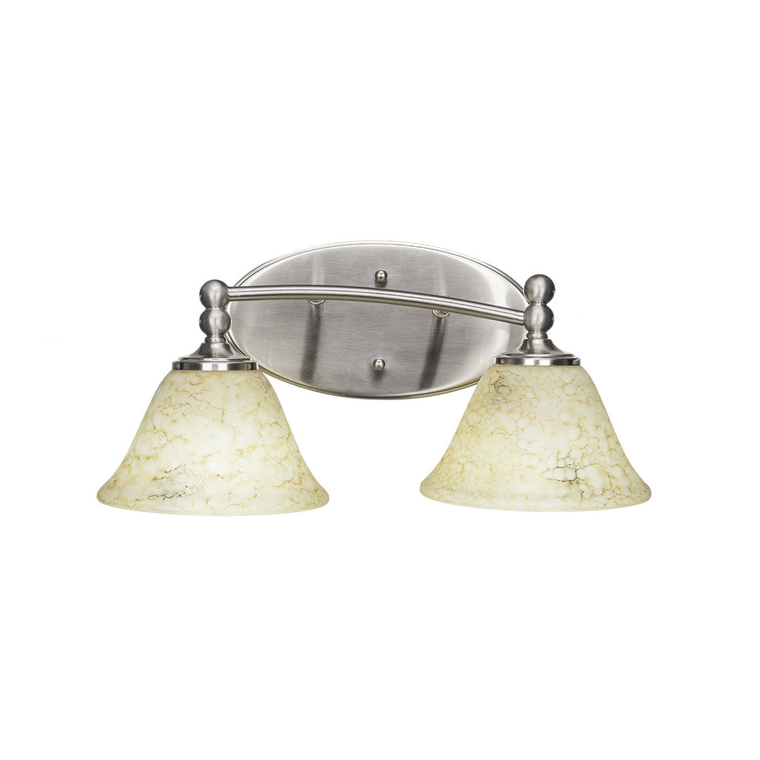 Toltec Capri 592-bn-508 Bath Vanity Light 17 in. wide - Brushed Nickel