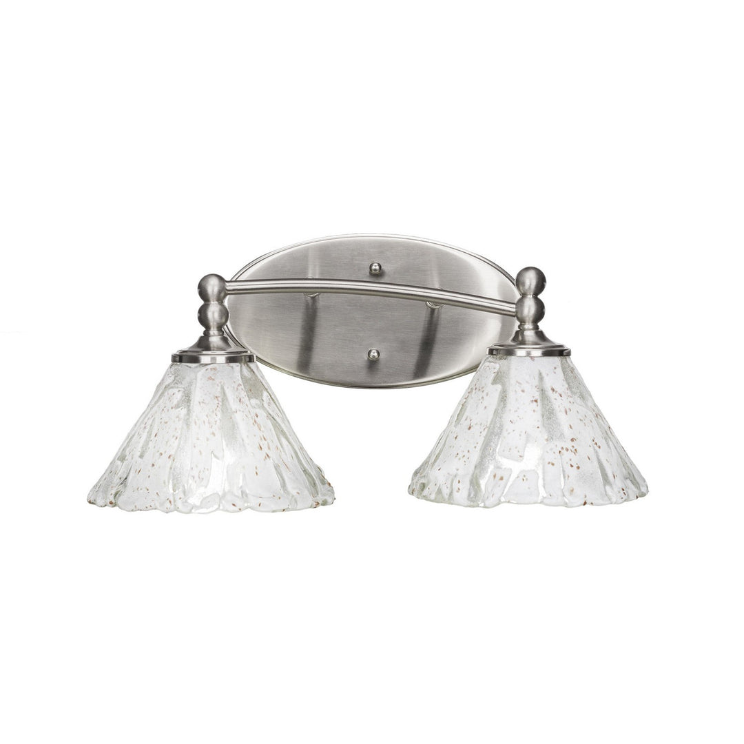 Toltec Capri 592-bn-7195 Bath Vanity Light 17 in. wide - Brushed Nickel