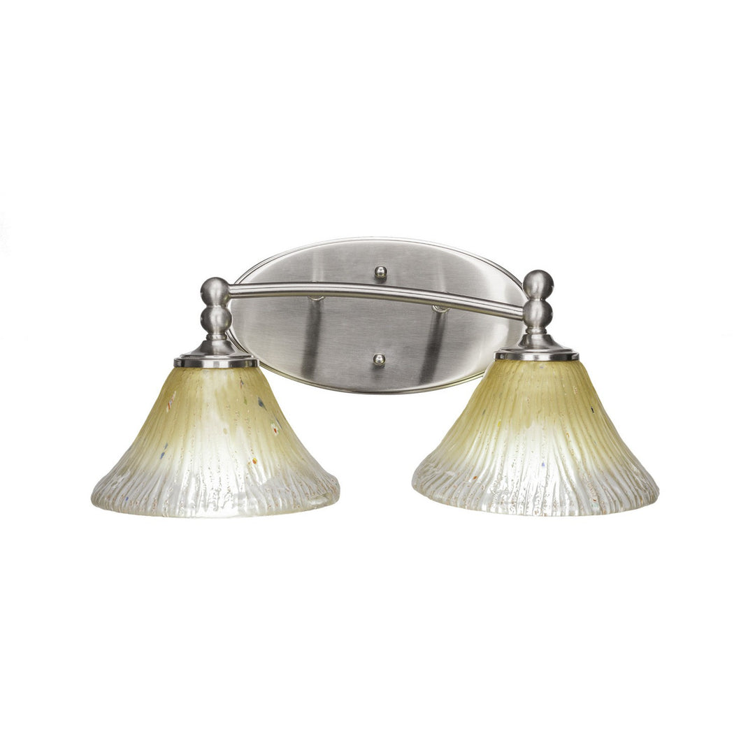 Toltec Capri 592-bn-750 Bath Vanity Light 17 in. wide - Brushed Nickel