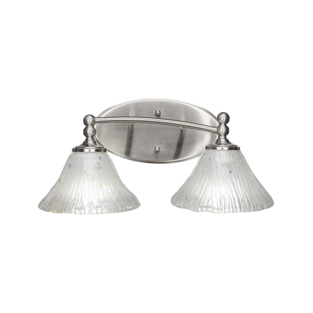 Toltec Capri 592-bn-751 Bath Vanity Light 17 in. wide - Brushed Nickel