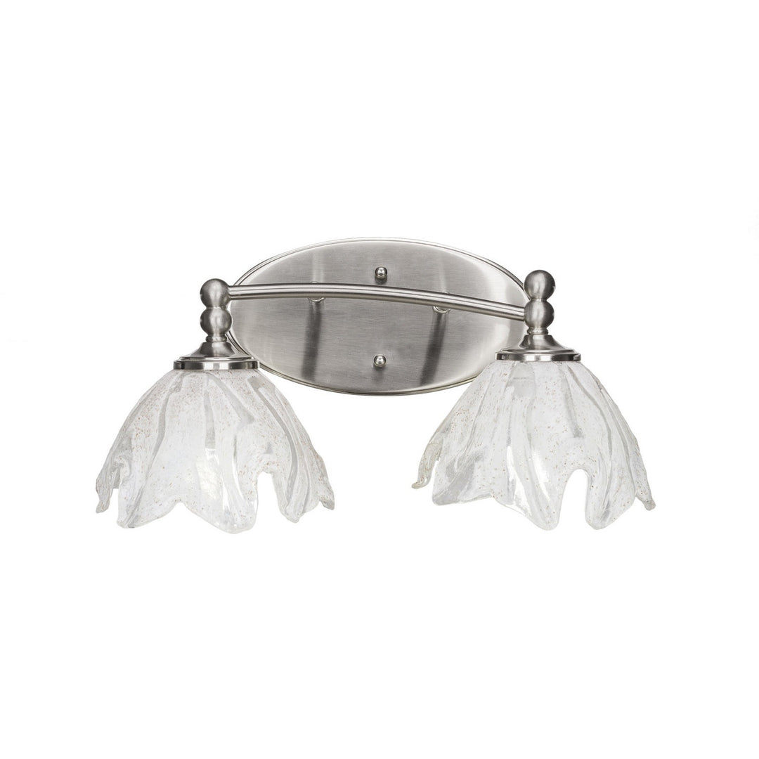 Toltec Capri 592-bn-759 Bath Vanity Light 17 in. wide - Brushed Nickel