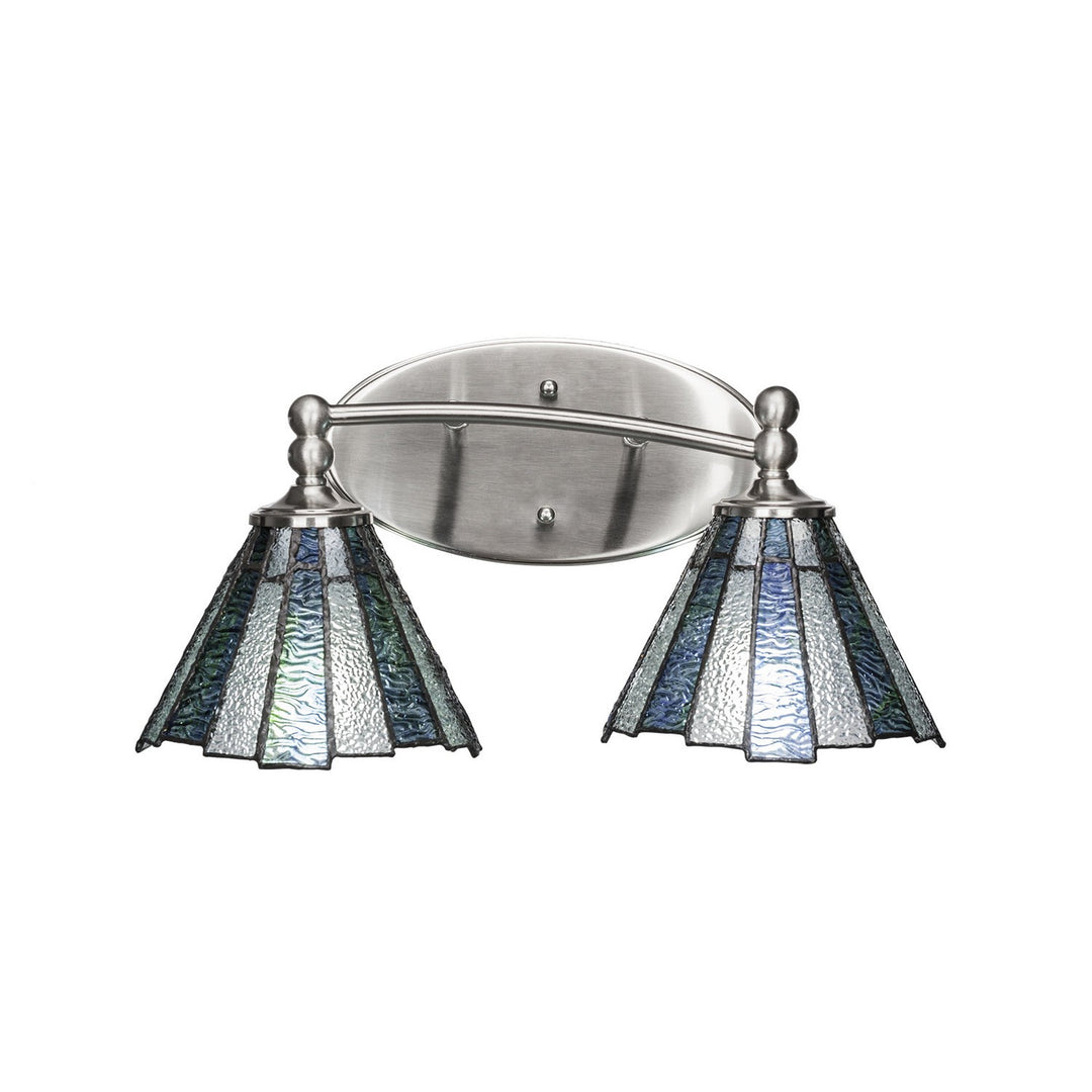 Toltec Capri 592-bn-9325 Bath Vanity Light 17 in. wide - Brushed Nickel