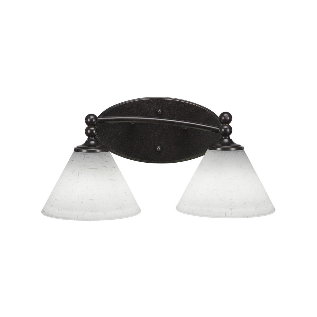 Toltec Capri 592-dg-312 Bath Vanity Light 17 in. wide - Dark Granite