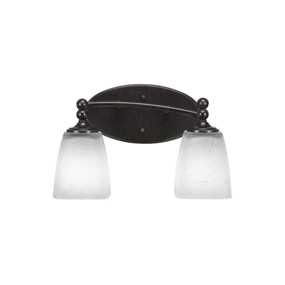 Toltec Capri 592-dg-460 Bath Vanity Light 15 in. wide - Dark Granite