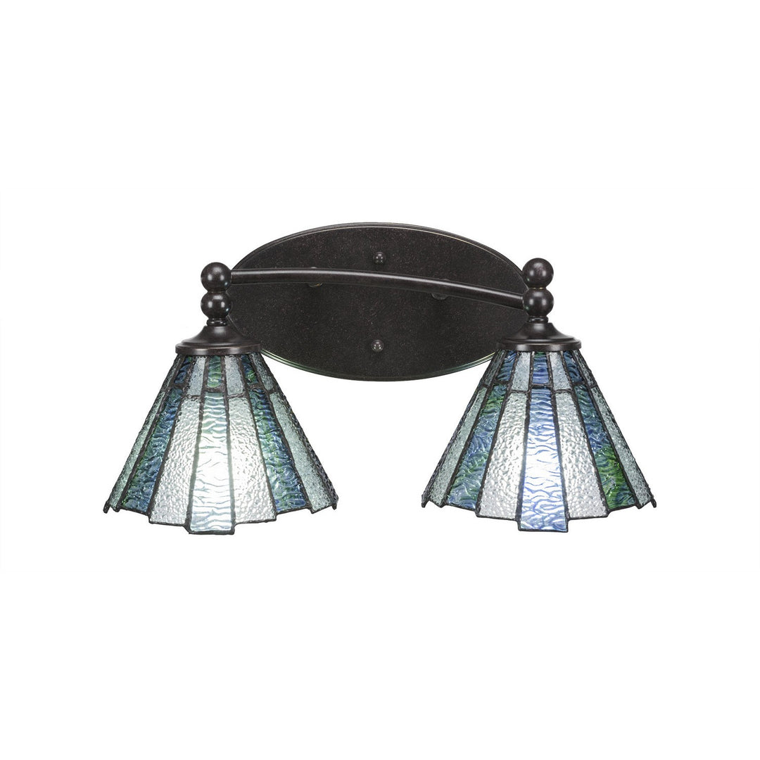 Toltec Capri 592-dg-9325 Bath Vanity Light 17 in. wide - Dark Granite