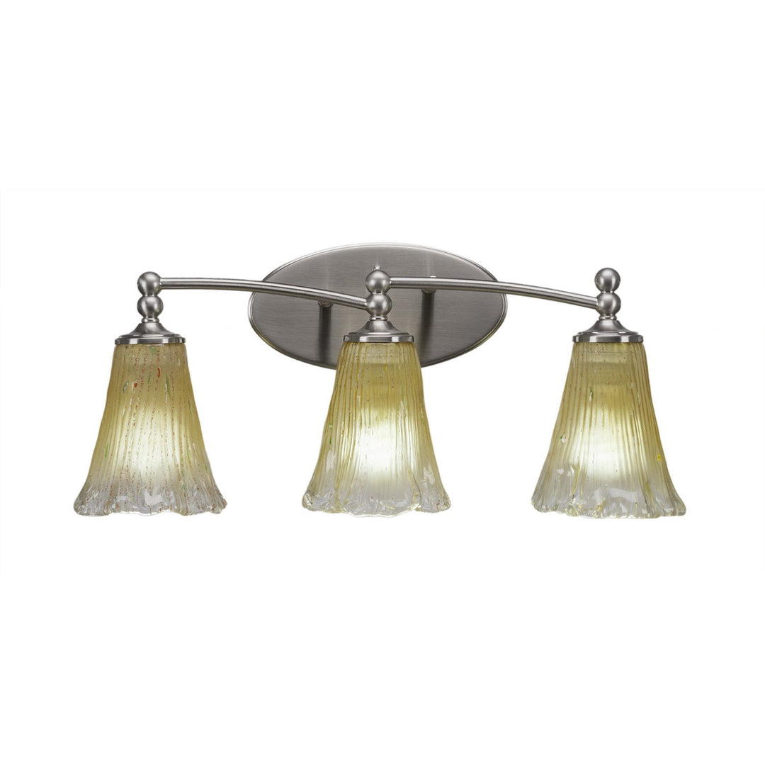 Toltec Capri 593-bn-720 Bath Vanity Light 22 in. wide - Brushed Nickel