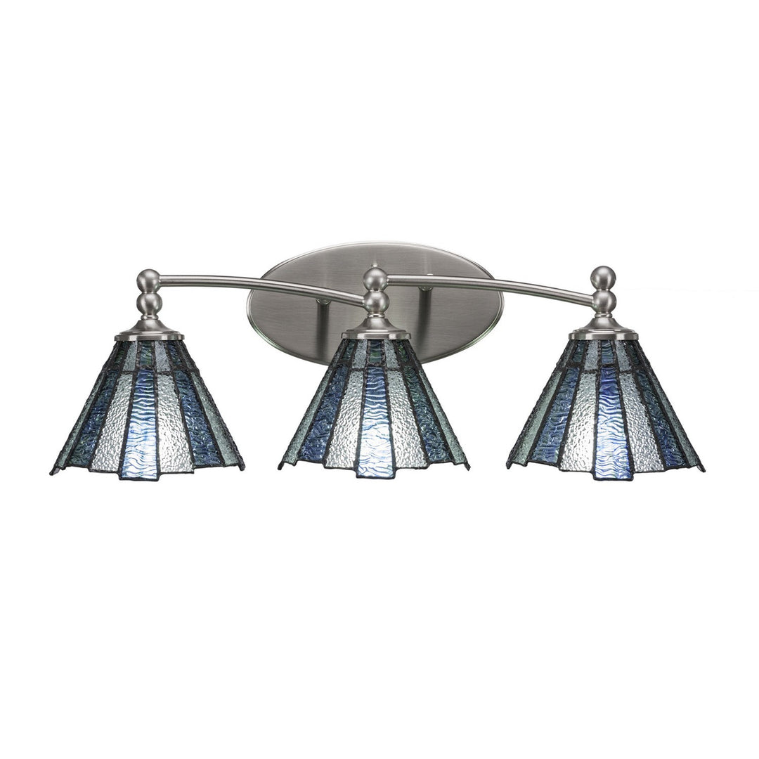 Toltec Capri 593-bn-9325 Bath Vanity Light 23 in. wide - Brushed Nickel