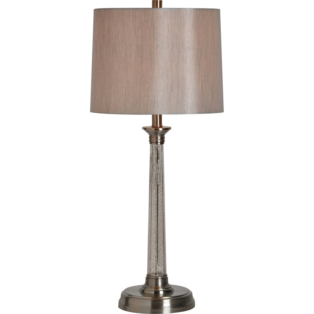 Renwil Lighting COS336 Brooks One Light Table Lamp Lamp Pewter, Nickel, Silver