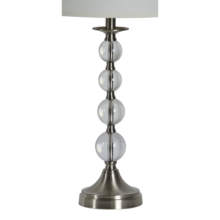 Renwil Lighting JONL012 Venezia Table Lamp Set Lamp Pewter, Nickel, Silver