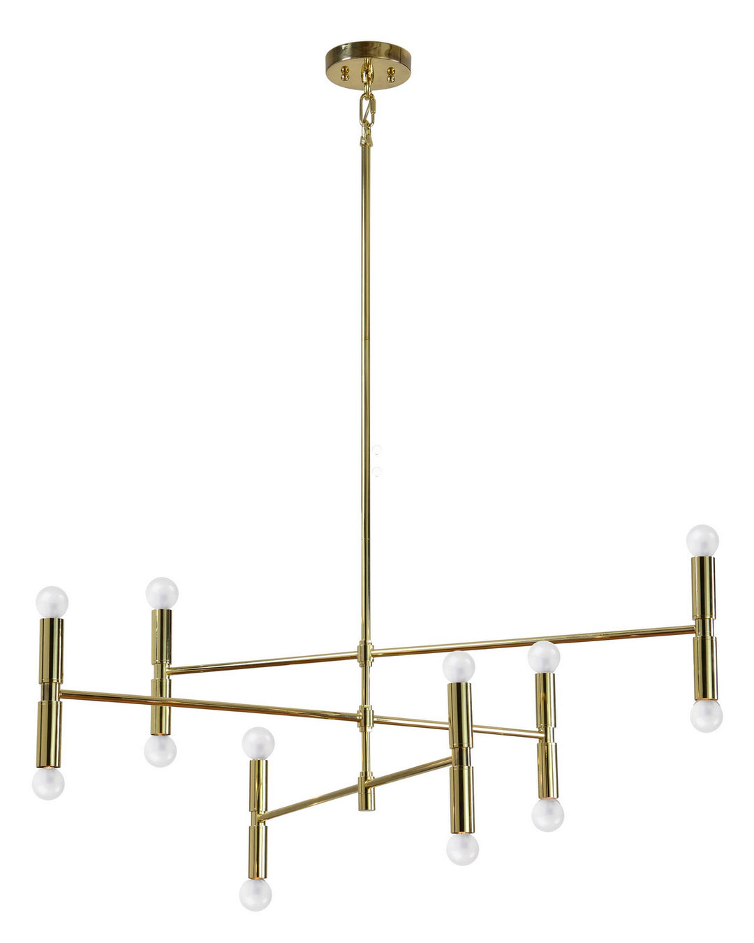 Renwil Axis LPC4002 Chandelier Light - Gold Plated