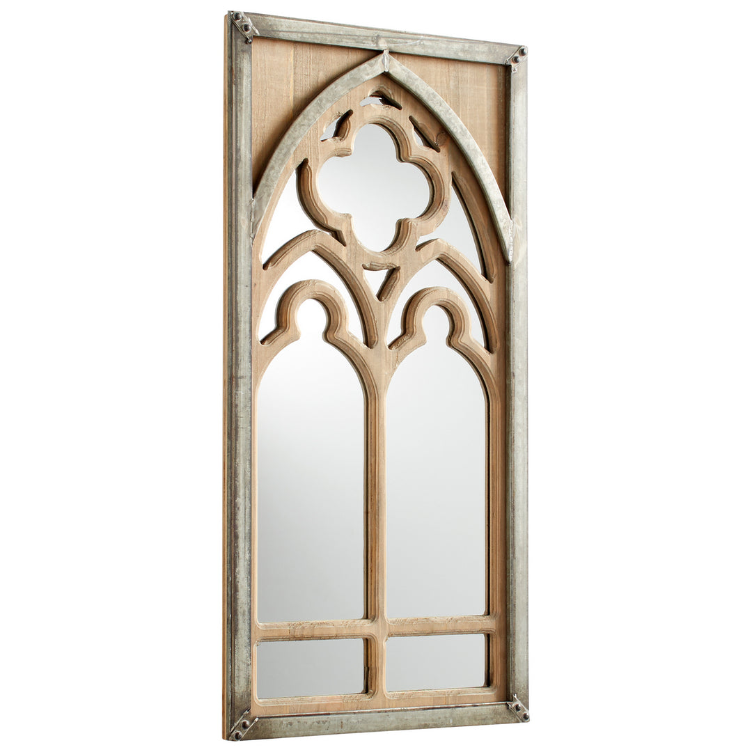 Cyan 09841 Mirrors - Galvanized Metal And Natural Wood