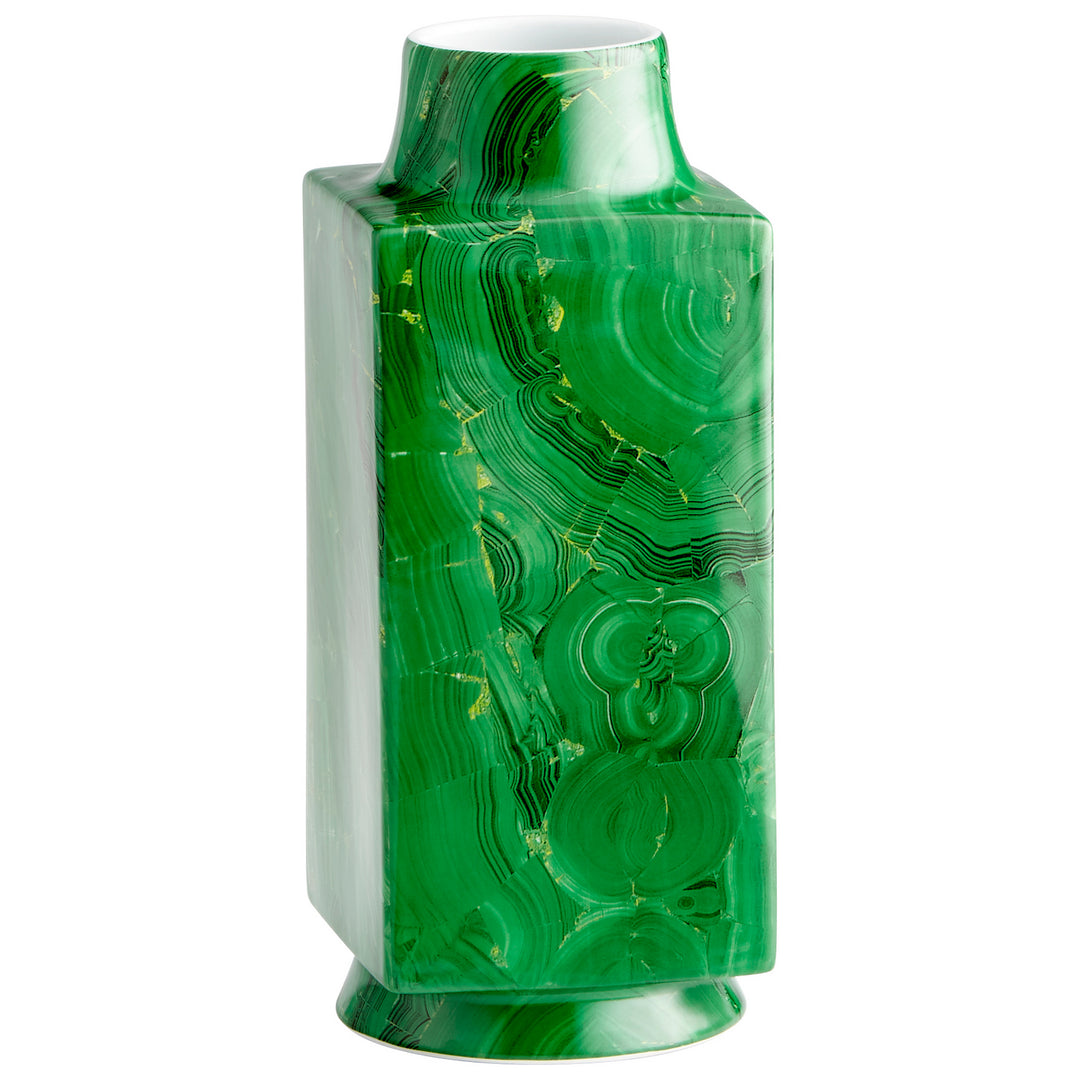 Cyan 09870 Vases & Planters - Malachite
