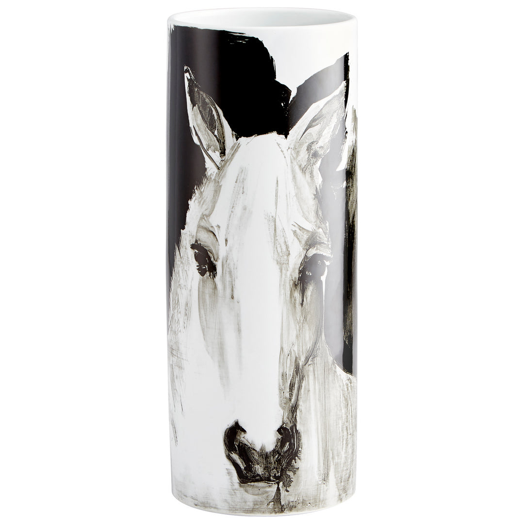 Cyan 09873 Vases & Planters - Black And White