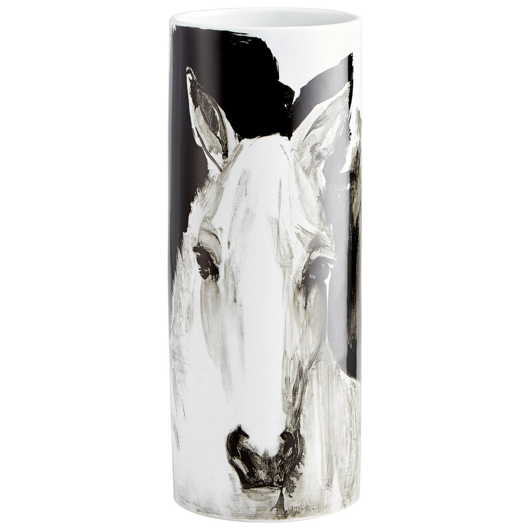 Cyan 09877 Vases & Planters - Black And White