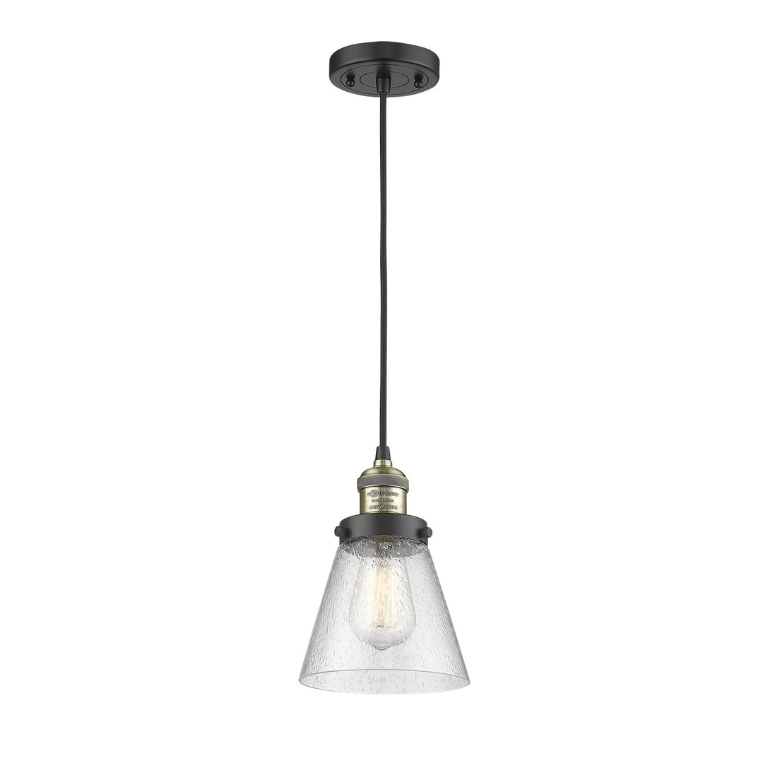 Innovations Franklin Restoration 201C-BAB-G44-LED Pendant Light - Black Antique Brass
