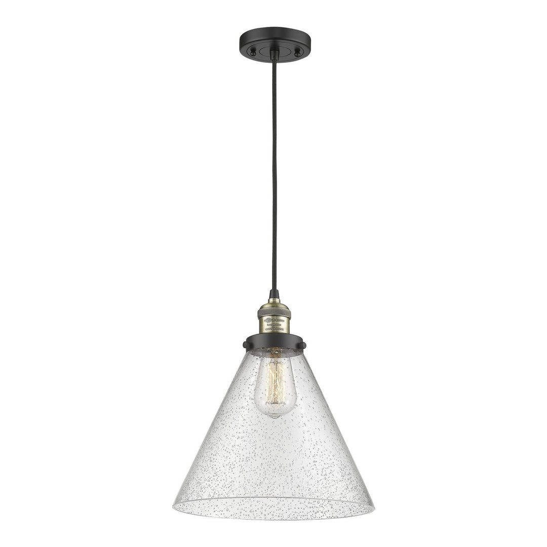 Innovations Franklin Restoration 201C-BAB-G44-L-LED Pendant Light - Black Antique Brass