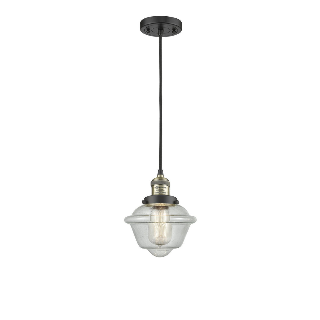 Innovations Franklin Restoration 201C-BAB-G534-LED Pendant Light - Black Antique Brass