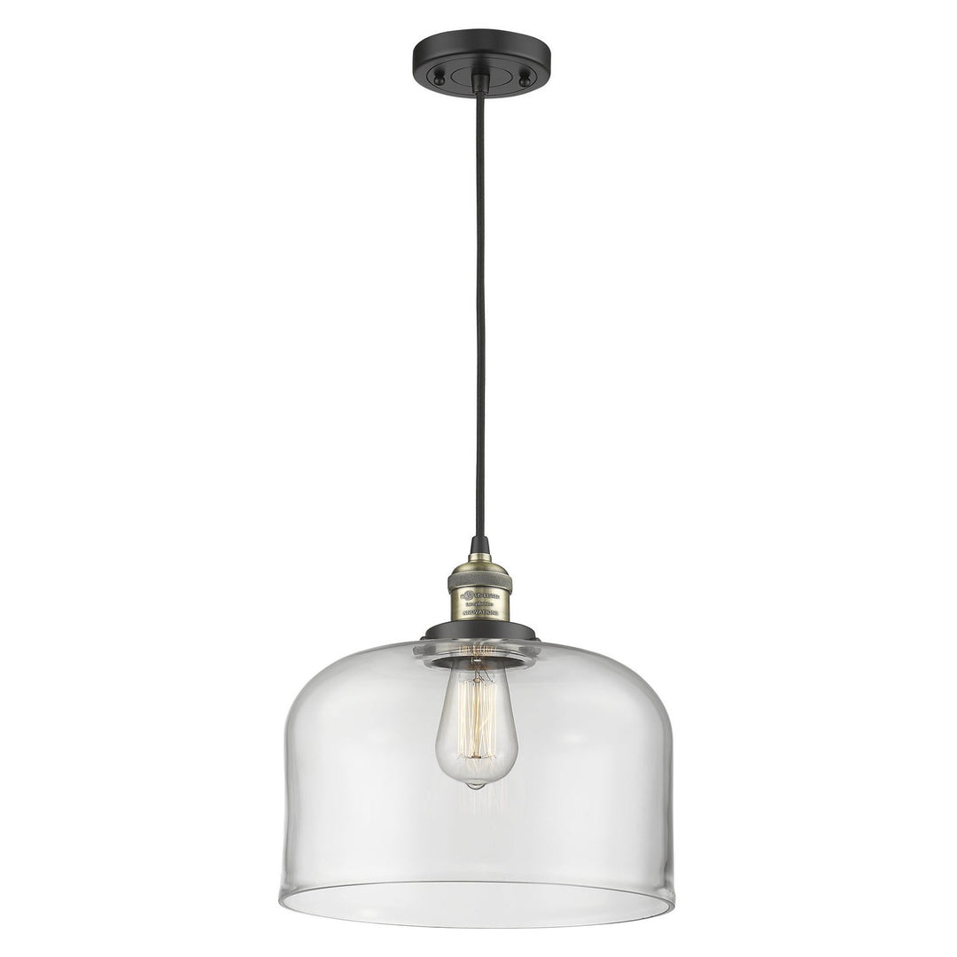 Innovations Franklin Restoration 201C-BAB-G72-L Pendant Light - Black Antique Brass