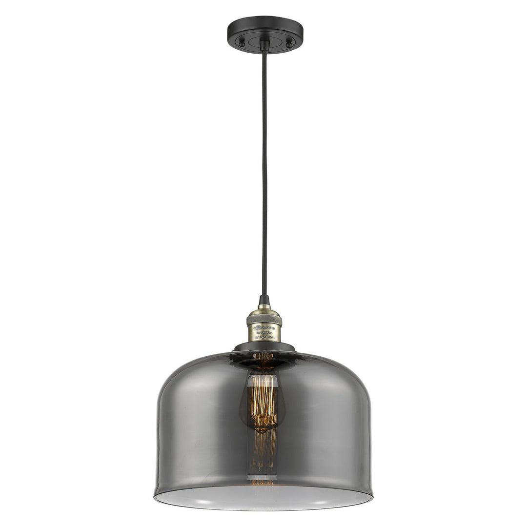 Innovations Franklin Restoration 201C-BAB-G73-L-LED Pendant Light - Black Antique Brass