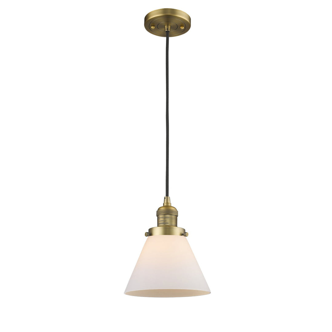 Innovations Franklin Restoration 201C-BB-G41-LED Pendant Light - Brushed Brass