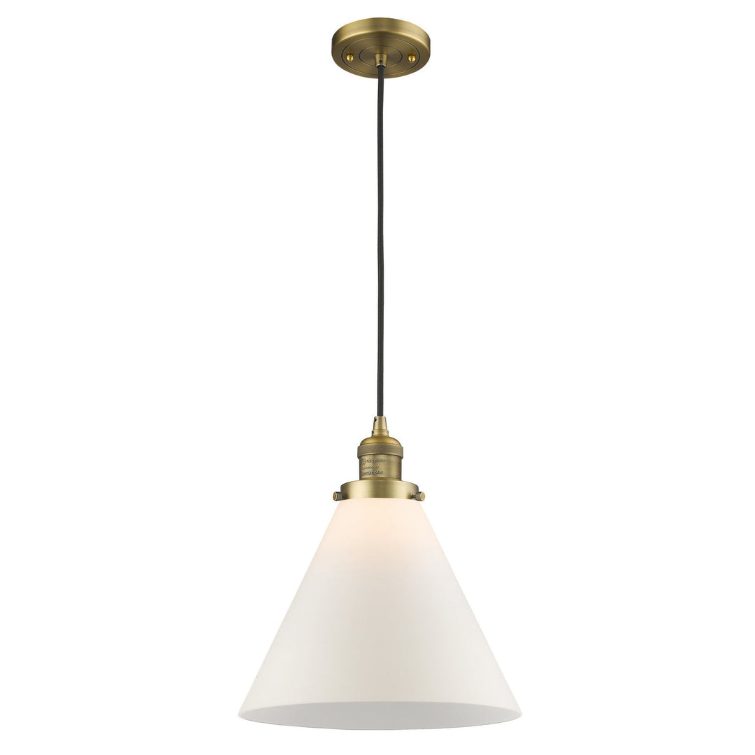 Innovations Franklin Restoration 201C-BB-G41-L-LED Pendant Light - Brushed Brass