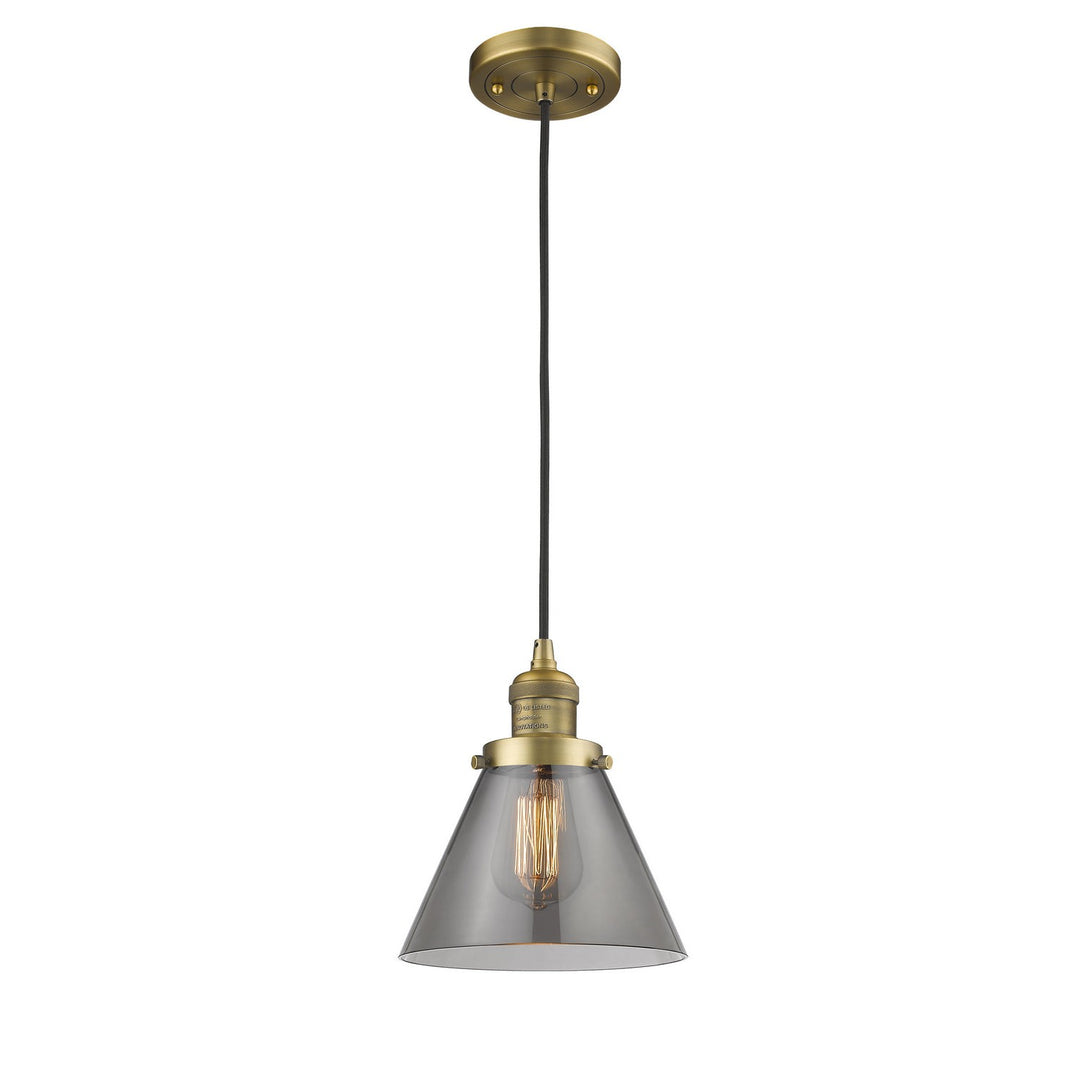 Innovations Franklin Restoration 201C-BB-G43-LED Pendant Light - Brushed Brass