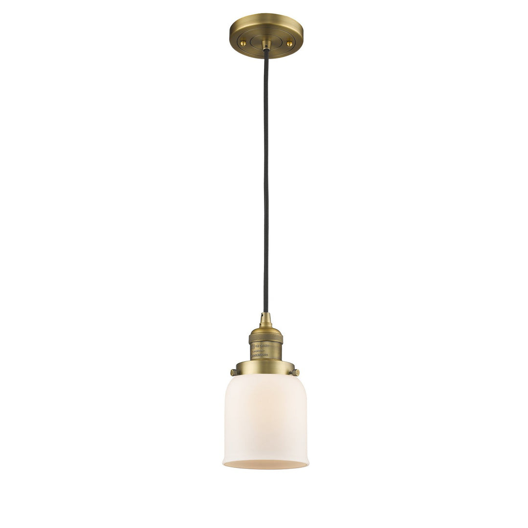 Innovations Franklin Restoration 201C-BB-G51-LED Pendant Light - Brushed Brass
