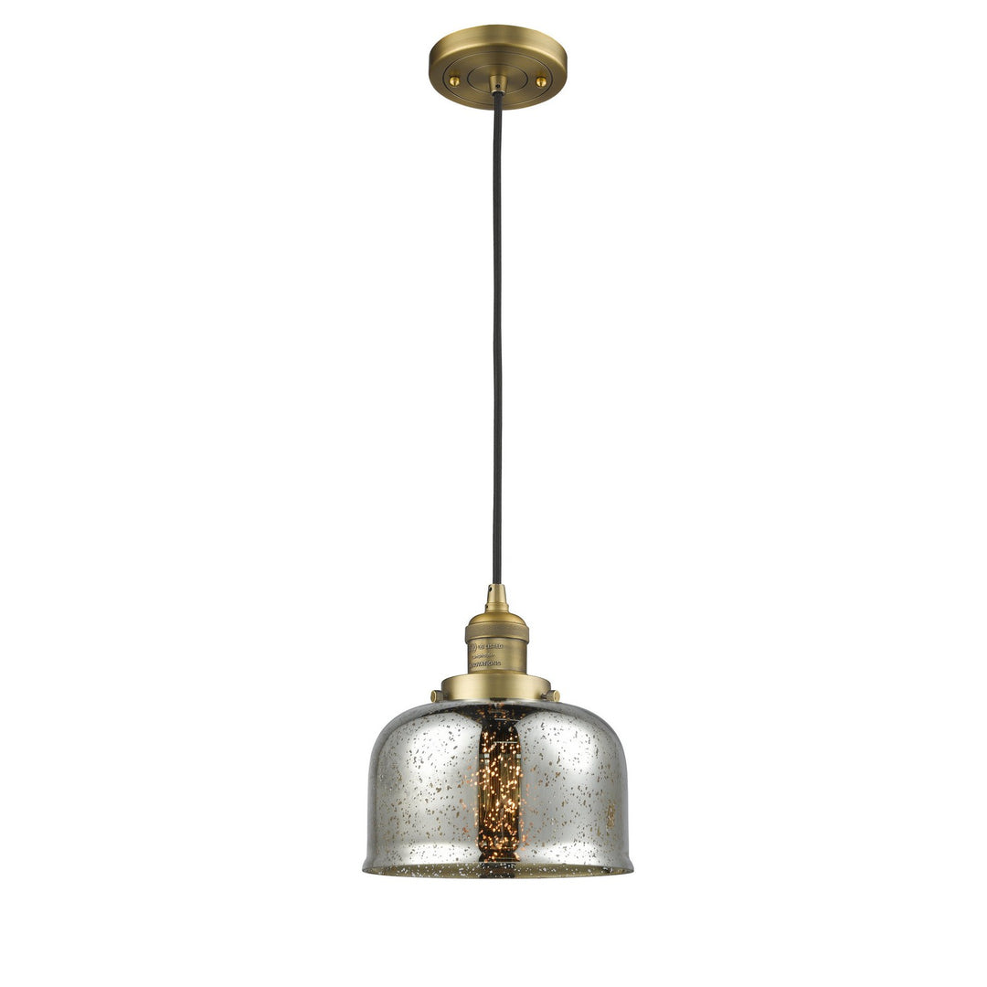Innovations Franklin Restoration 201C-BB-G78 Pendant Light - Brushed Brass