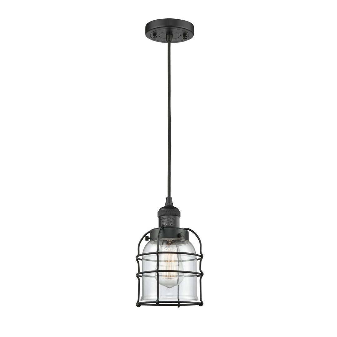 Innovations Franklin Restoration 201C-BK-G52-CE-LED Pendant Light - Matte Black