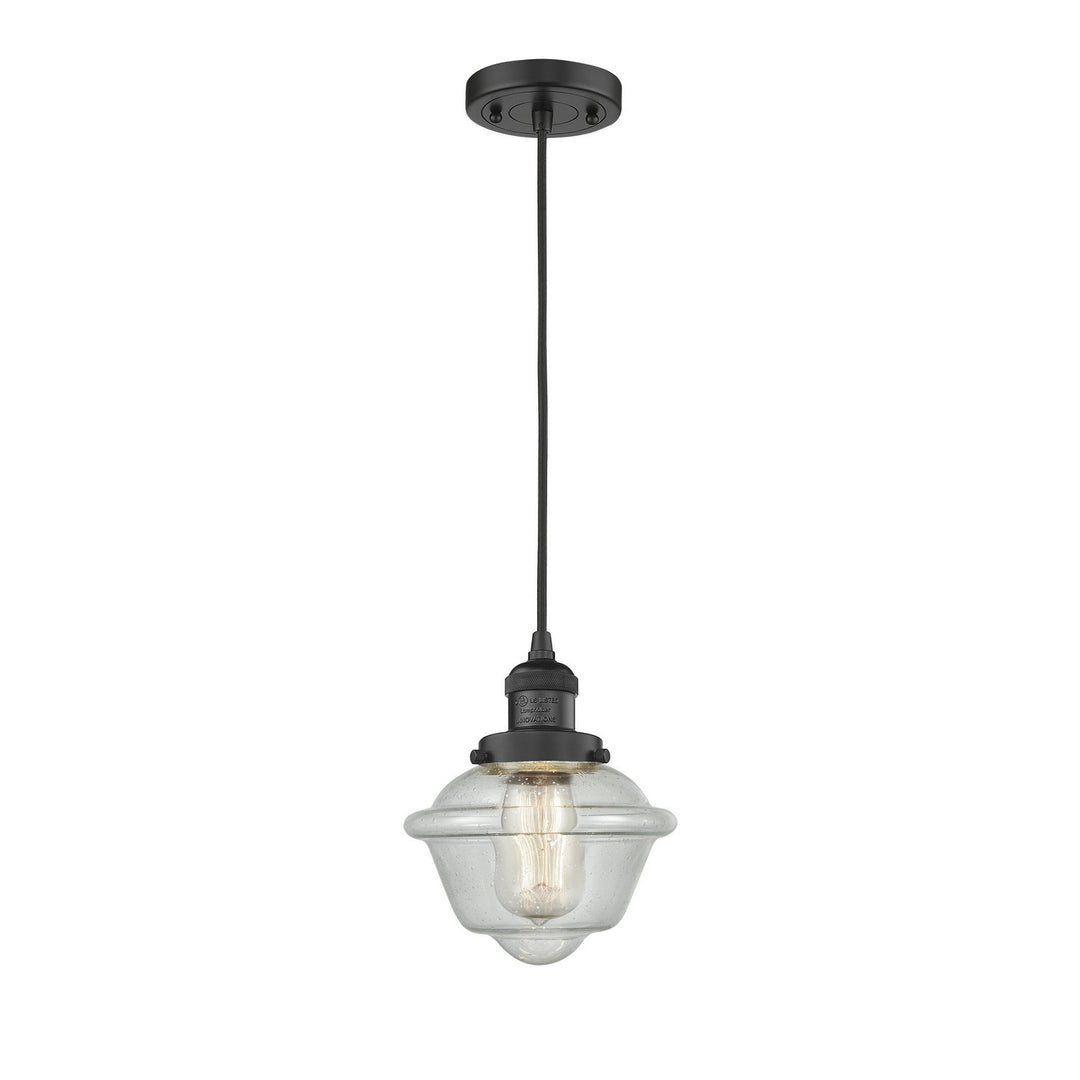 Innovations Franklin Restoration 201C-BK-G532 Pendant Light - Matte Black