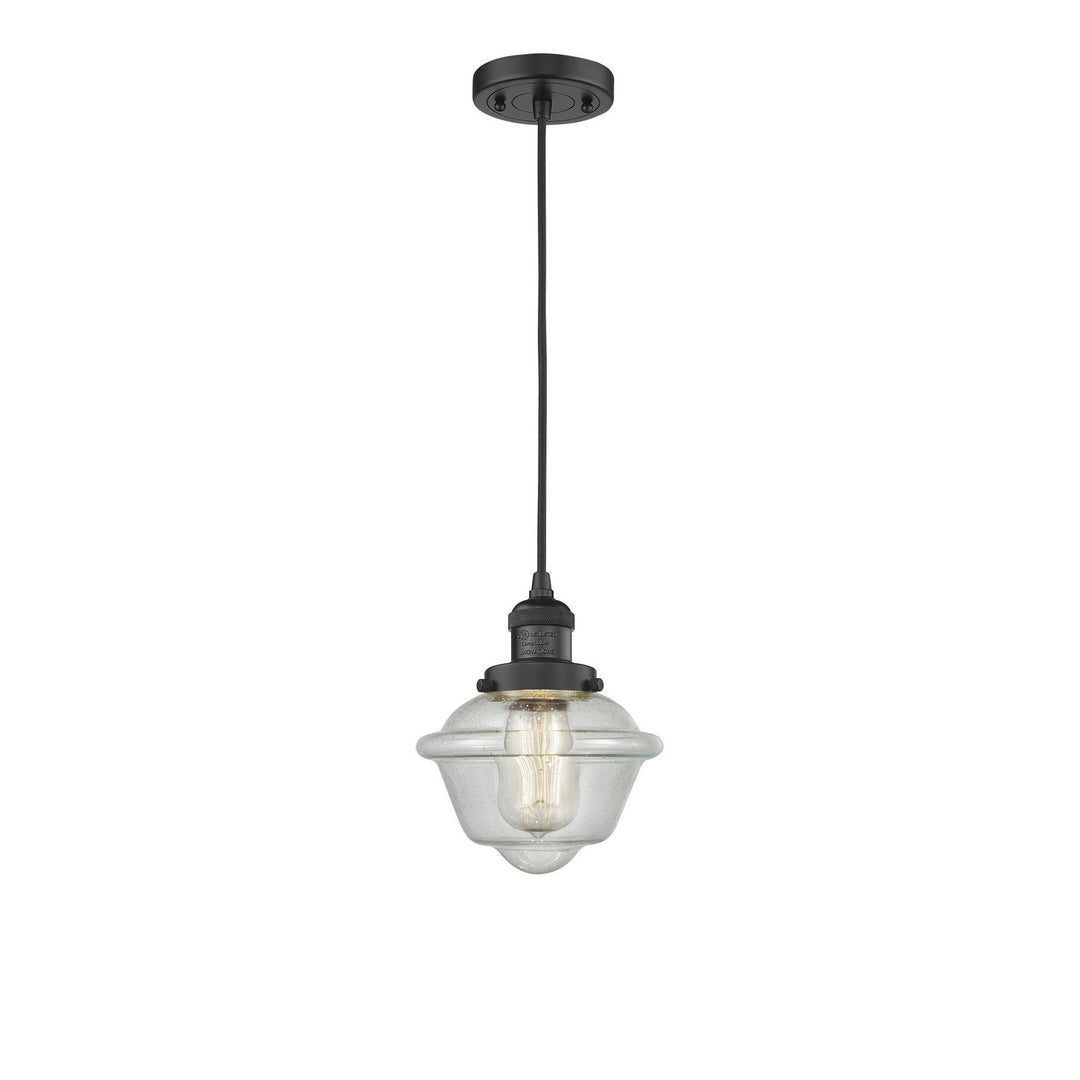 Innovations Franklin Restoration 201C-BK-G534-LED Pendant Light - Matte Black