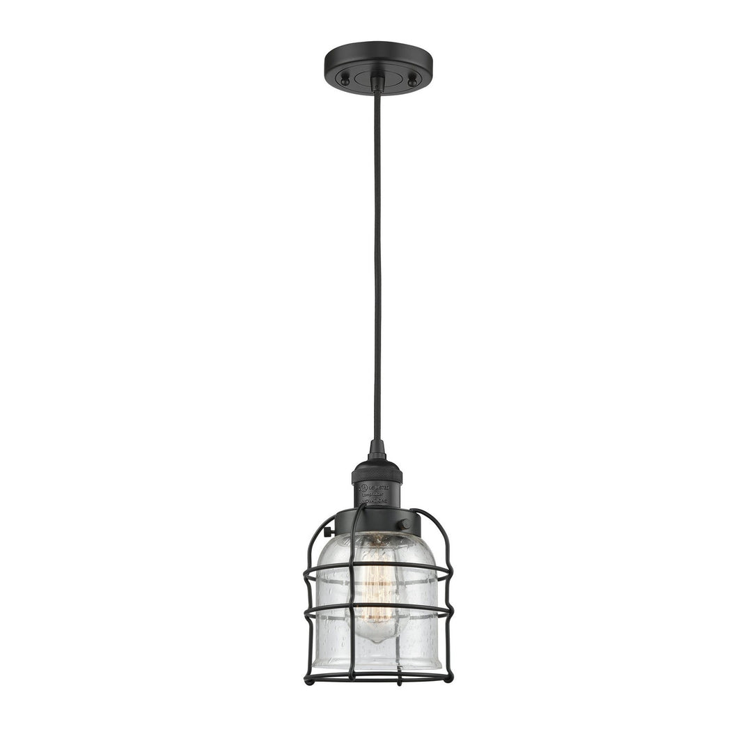 Innovations Franklin Restoration 201C-BK-G54-CE Pendant Light - Matte Black
