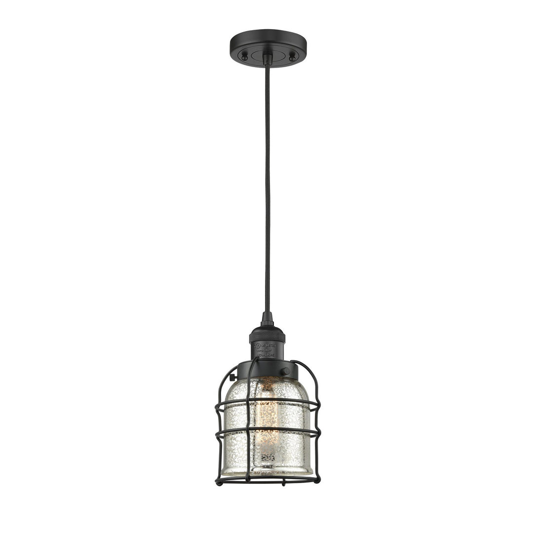 Innovations Franklin Restoration 201C-BK-G58-CE-LED Pendant Light - Matte Black