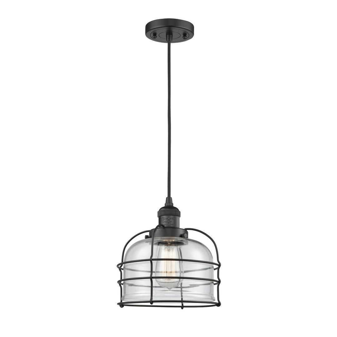 Innovations Franklin Restoration 201C-BK-G72-CE-LED Pendant Light - Matte Black