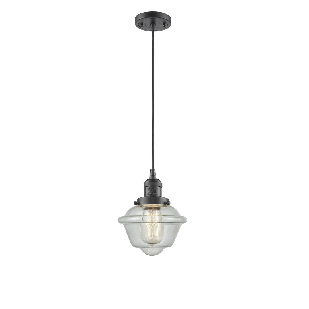 Innovations Franklin Restoration 201C-OB-G534-LED Pendant Light - Oil Rubbed Bronze