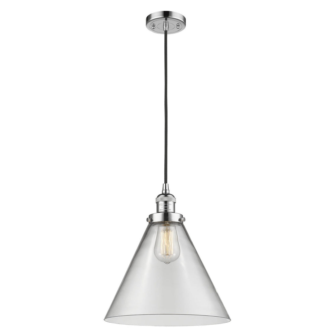 Innovations Franklin Restoration 201C-PC-G42-L Pendant Light - Polished Chrome