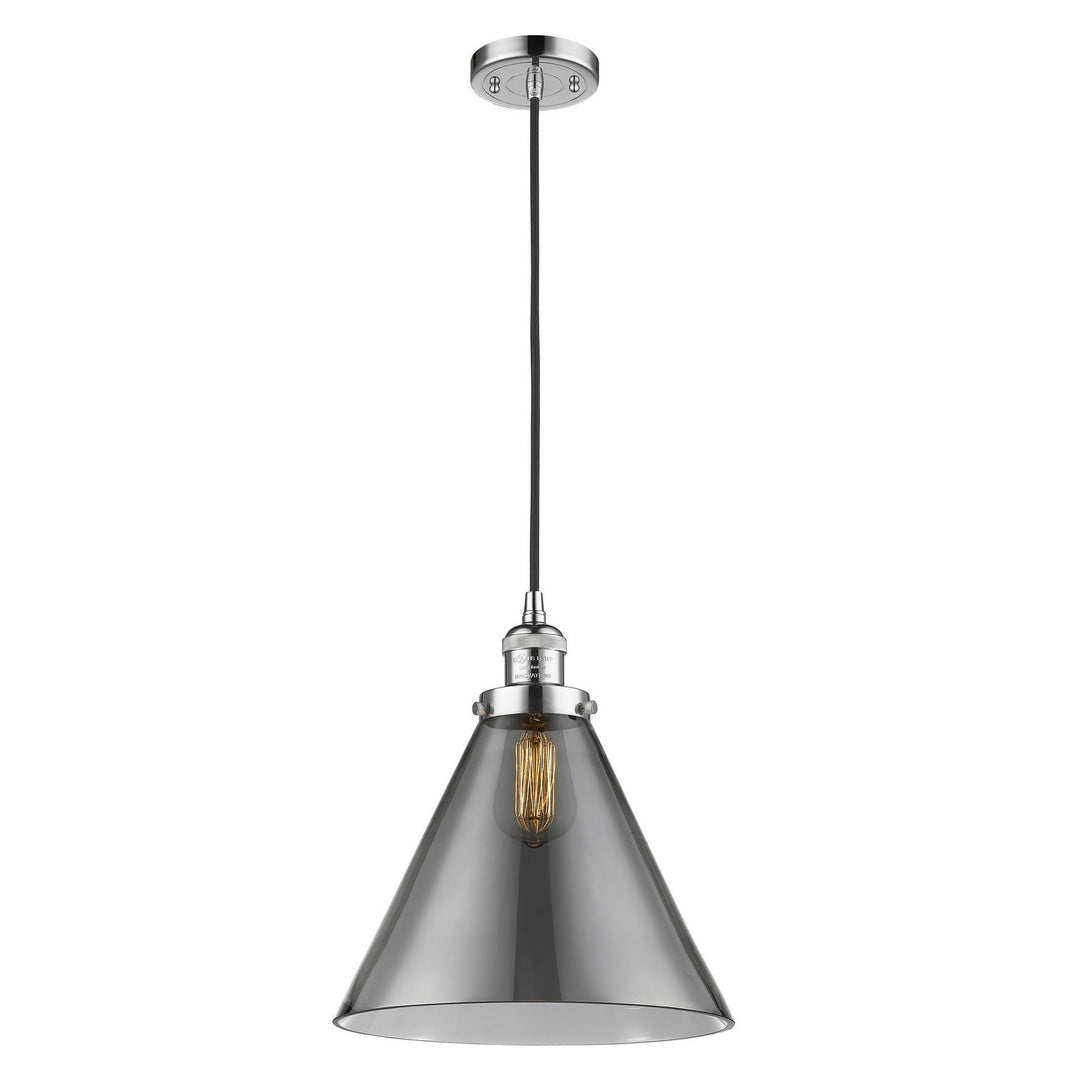 Innovations Franklin Restoration 201C-PC-G43-L Pendant Light - Polished Chrome